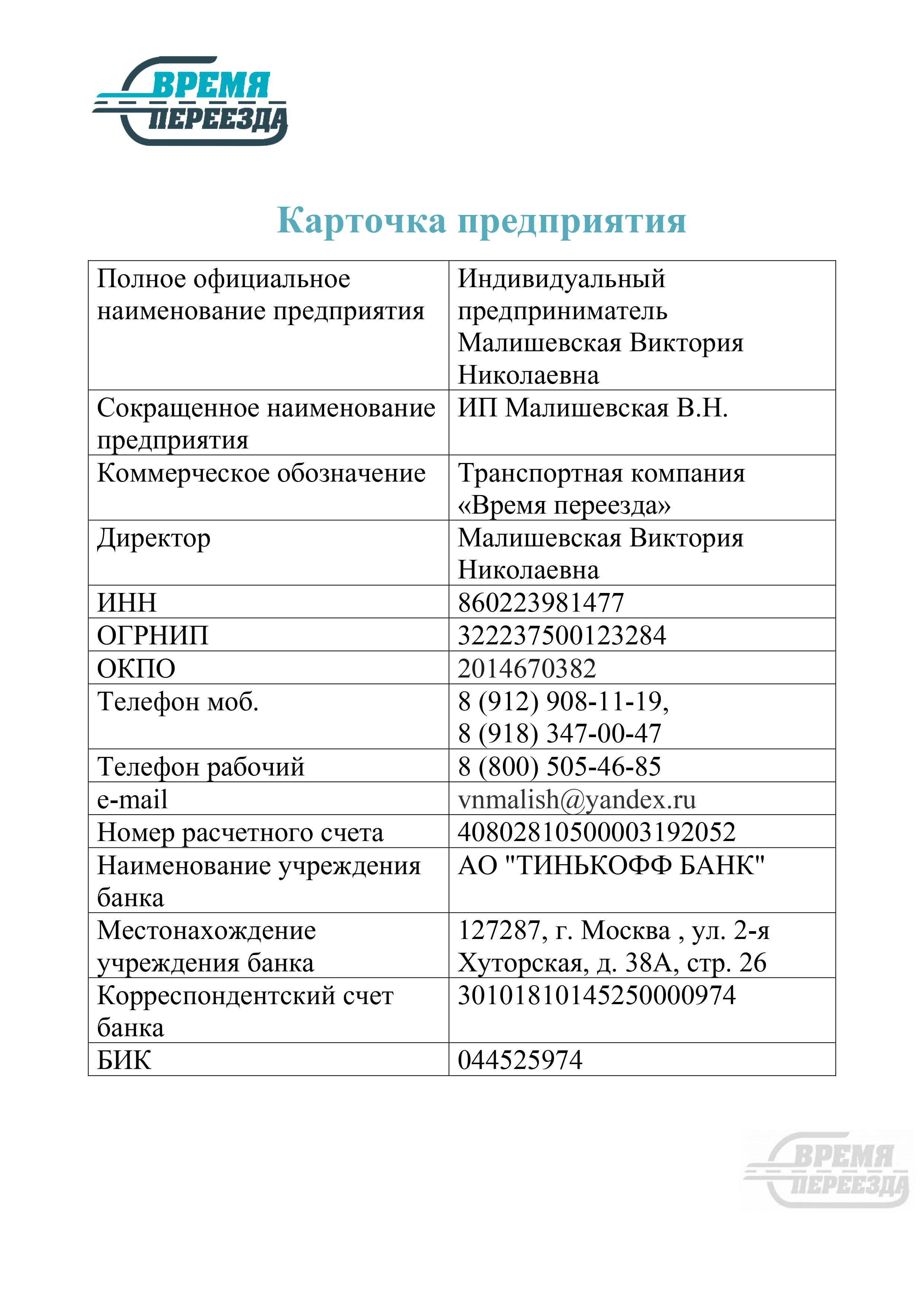 Документы компании